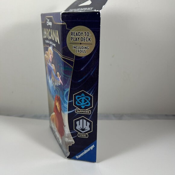Disney Lorcana Trading Card Game The First Chapter Starter Deck Sapphire & Steel - Picture 4 of 4